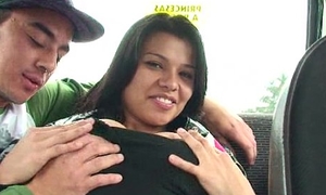 Latina hottie Andrea Azul acquiring fucked hard and facialized